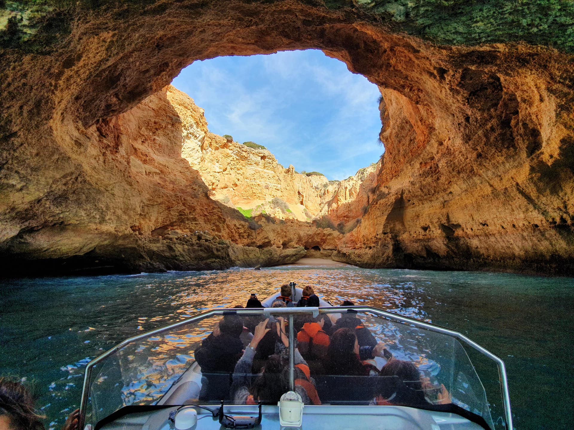 Banagil Cave Tour - Trip with a fun speadboat to benagil from lagos