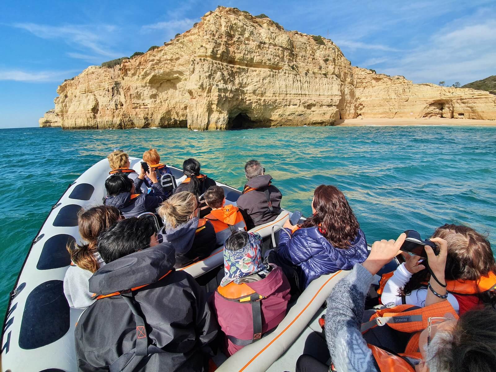 Banagil Cave Tour - Trip with a fun speadboat to benagil from lagos