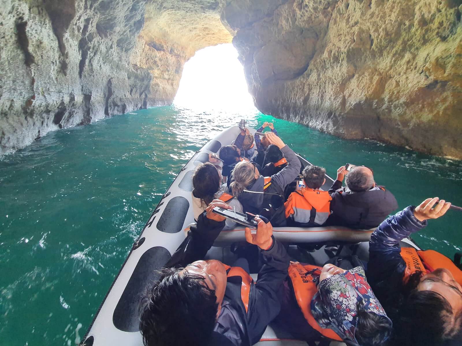 Banagil Cave Tour - Trip with a fun speadboat to benagil from lagos