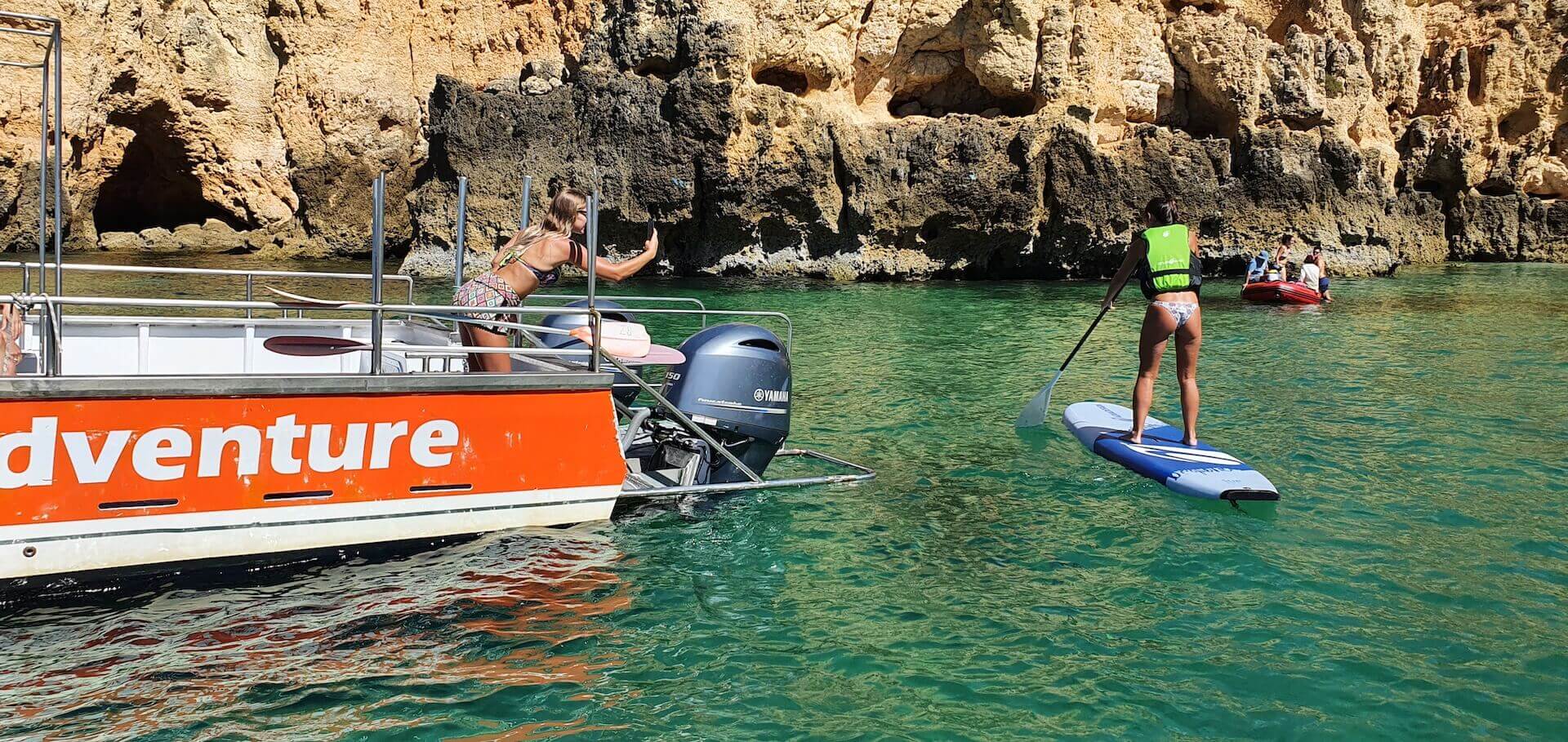 Stand up Paddle grotto tour to ponta da piedade Lagos