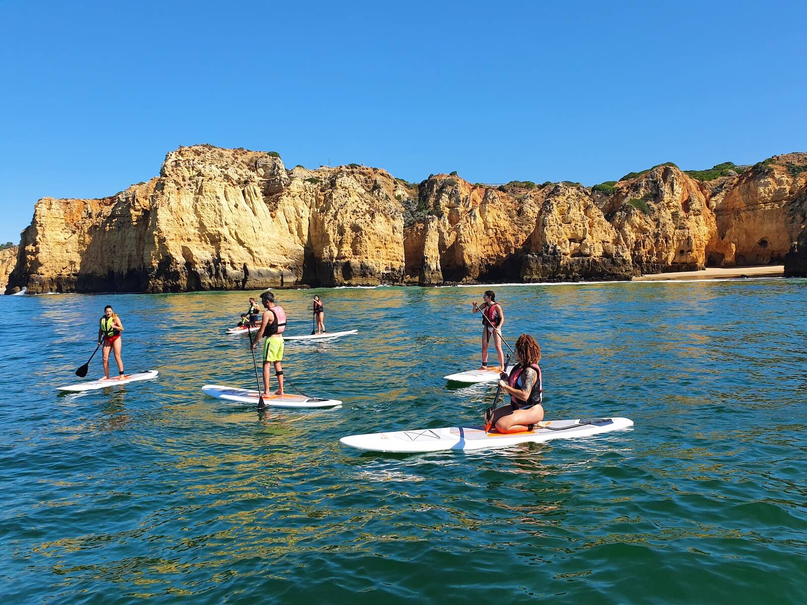 Stand up Paddle grotto tour to ponta da piedade Lagos