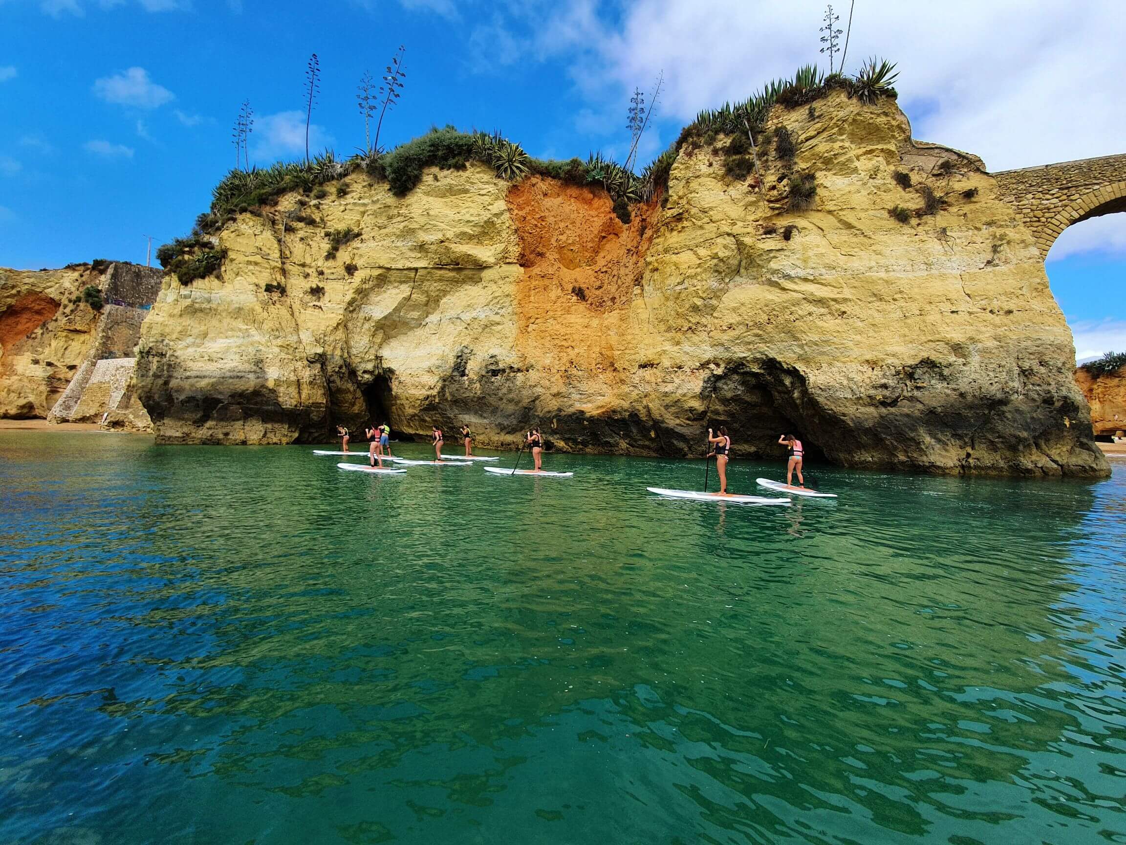 Stand up Paddle grotto tour to ponta da piedade Lagos